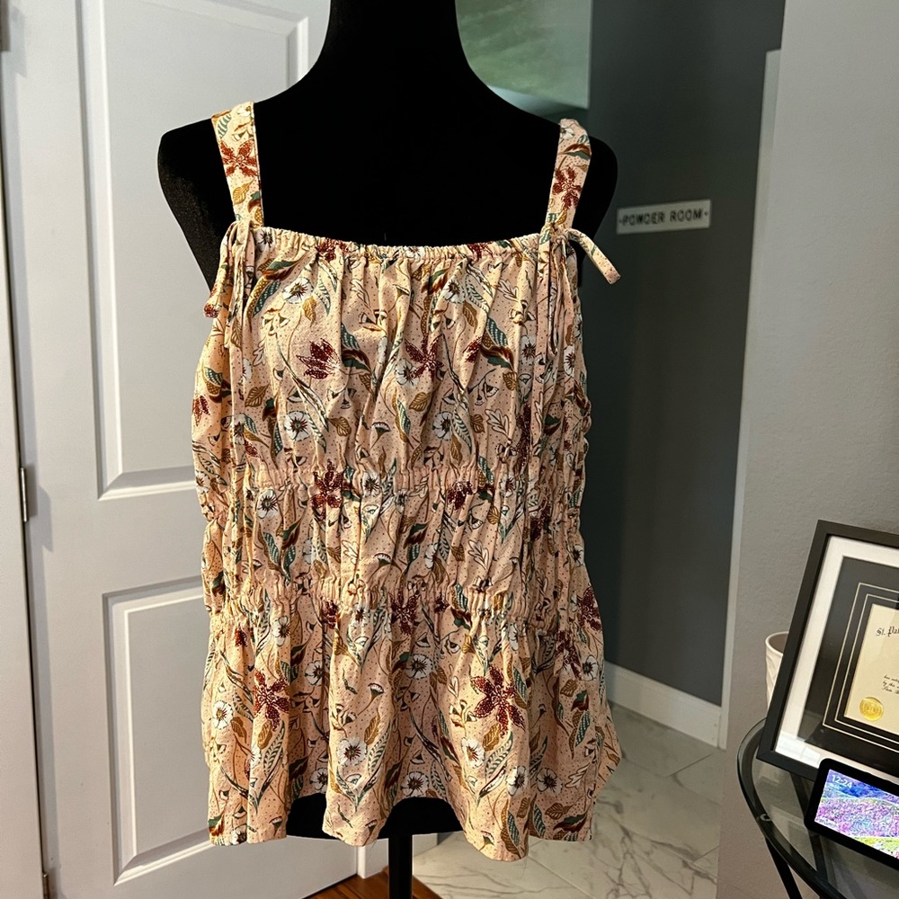 Wild fable peplum top
